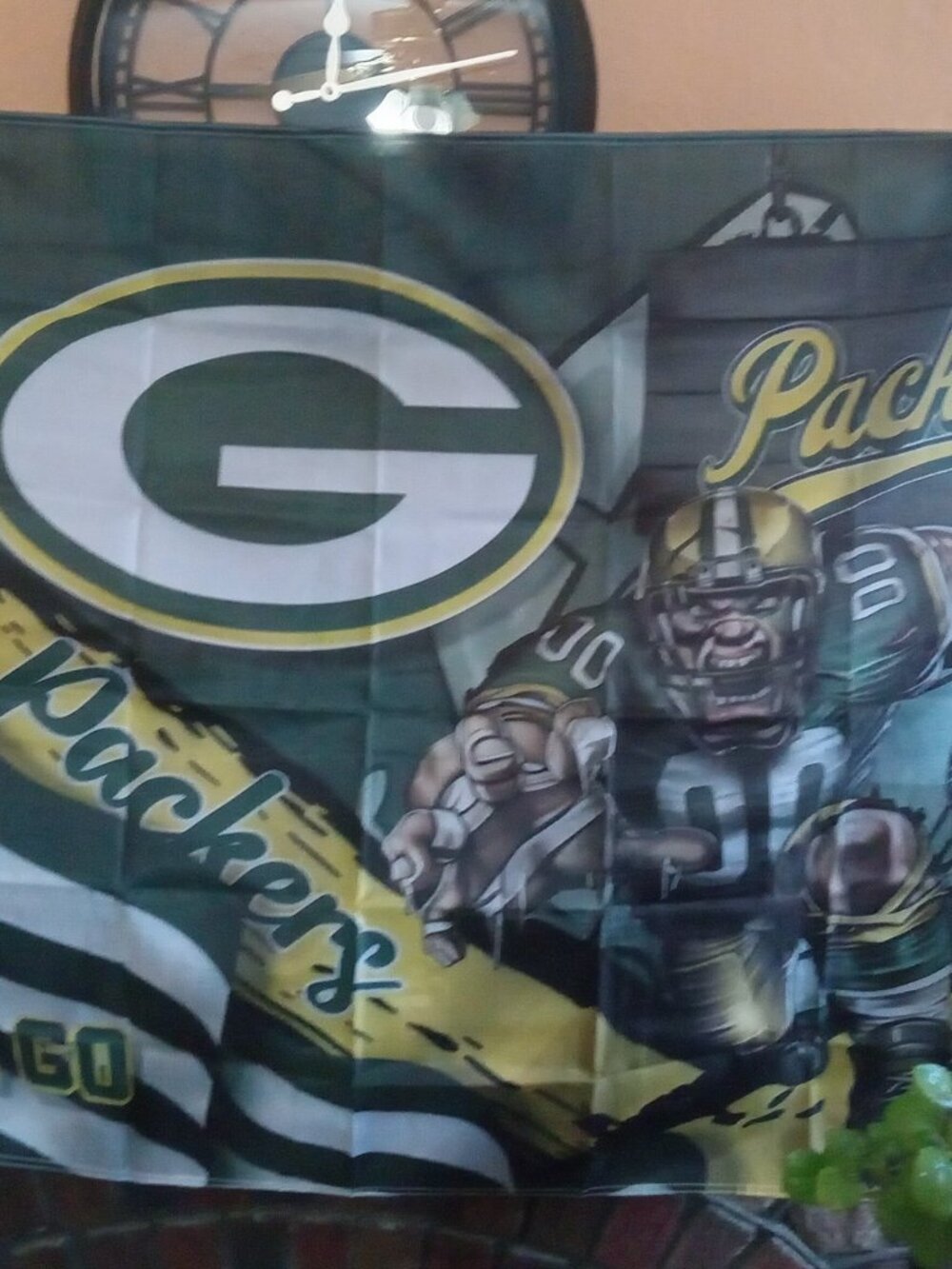 Green Bay Packers Stars & Stripes & Steroids NFL 3X5 Feet Flag Banner